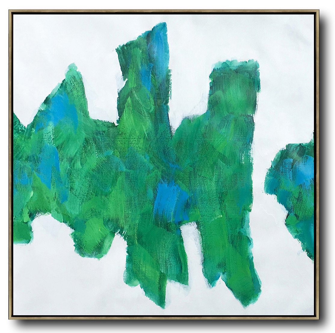 Large Abstract Art,Oversized Contemporary Art,Oversized Art,White,Blue,Green.etc